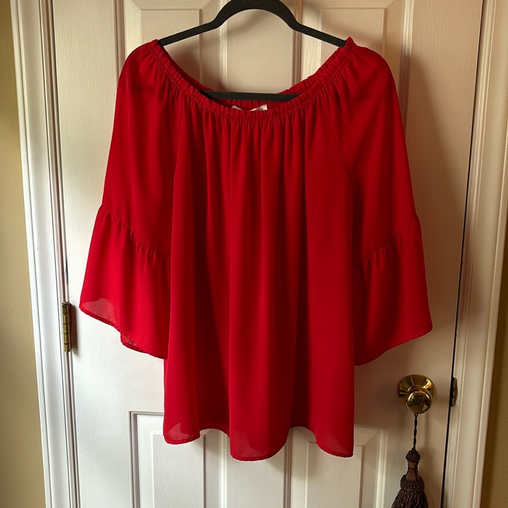 Red blouse - size M